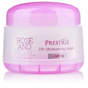 Prestige Rose a Perla hydratační krém na obličej 24 hodin s SPF15 50 ml