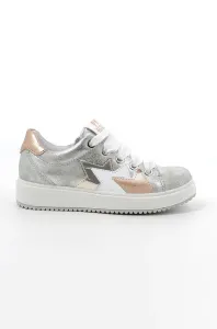 Dětské boty Primigi stříbrná barva #1996755