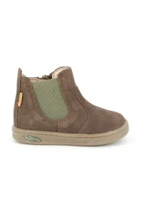 Dětské semišové kotníkové boty Primigi hnědá barva #4414624