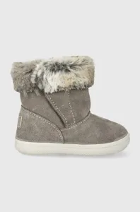 Dětské semišové zimní boty Primigi šedá barva #6056045