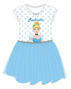 Princess - licence Dívčí šaty - Princess 52239589CTN, bílá / světle modrá Barva: Modrá světle, Velikost: 134