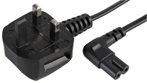 Pro Elec Pel00519 Power Cord, Uk-Iec 60320 C7, 3M