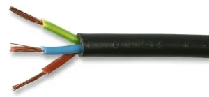 Pro Elec Pel01048 Cable H03Vv-F3 2183Y 0.50Mm Black 100M