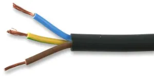 Pro Elec Pel01074 Cable H05Vv-F3 3183Y 0.75Mm Black 100M