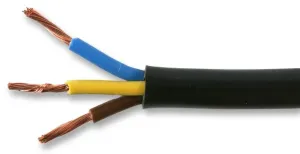 Pro Elec Pel01095 Cable H05Vv-F3 3183Y 2.50Mm Black 100M