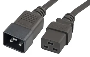 Pro Elec Pel01247 Power Cord, Iec 60320 C20-C19, 1M