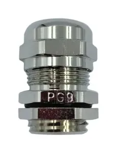 Pro Elec Pelb0204 Cable Gland, Brass/pa66/nbr, 6Mm-10Mm