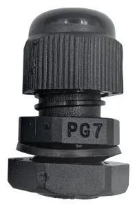 Pro Elec Pelb0288 Cable Gland, Pa/nbr, 10Mm-14Mm, Black