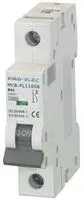 Pro Elec Aub7 1P  B63A Thermal Mag Ckt Breaker, 1P, 63A, 230Vac