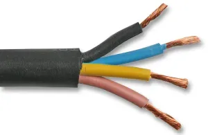 Pro Power 6001324 Cable Rubber H07Rnf 4 Core 2.50Mm 100M
