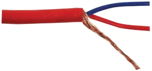 Pro Power 670Mic2C Red Microphone Cable 2 Core Red 100M