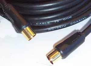 Pro Signal Psg00635 Coax Plug To Plug Lead - 10M Gold