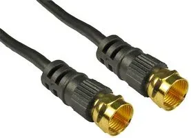 Pro Signal Psg03075 F Plug To Plug - 0.5M Black/gold