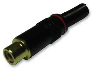 Pro Signal Psg02005 Phono Socket, Red/gold