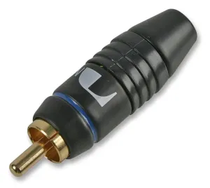 Pro Signal Psg02554 Phono Plug, Gold, Blue