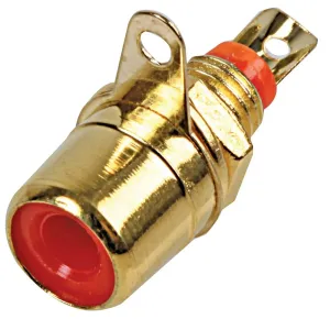 Pro Signal Psg08594 Socket, Phono, Gold/red