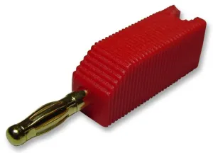 Pro Signal Psg01941 4Mm Plug, Red, Stackable, Pk2