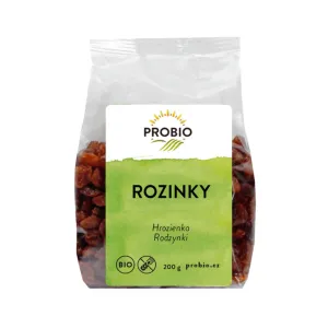 PRO-BIO obchod.spol. s r.o. Rozinky BIO 200 g