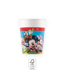 Procos Papírové kelímky - Mickey Mouse Rock 200 ml 8 ks #3977615