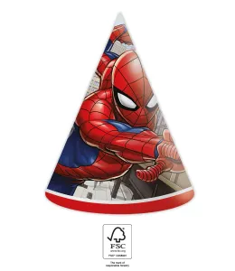 Procos Papírové kloboučky - Spiderman 6 ks #4231557