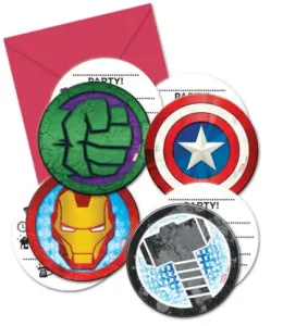 Procos Pozvánky Avengers 6 ks