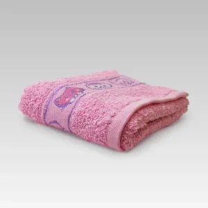 Dobrý Textil Dětský ručník s motivy 30x50 - Růžová | 30 x 50 cm