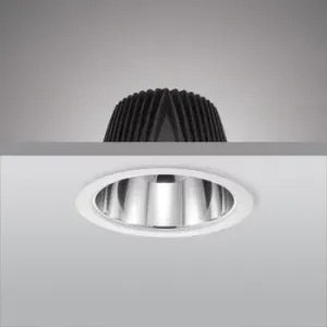 LED downlight, 140mm, 10W, bílá, 4000K, výřez 125mm - Prolumia