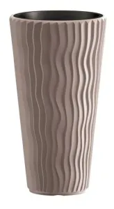 Prosperplast Květináč Long Sandy mocca, varianta 39 cm
