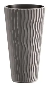Prosperplast Květináč Long Sandy šedý, varianta 39 cm
