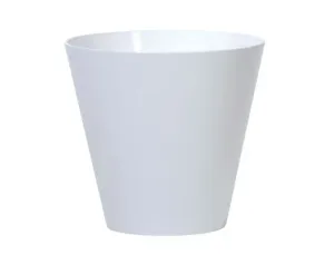Prosperplast Květináč Tubus Simple bílý, varianta 40 cm