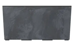 Prosperplast Truhlík CORBI betonový efekt antracit, varianta 39,5 cm