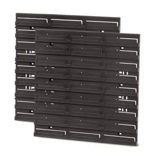 Prosperplast Sada montážních panelů 2 ks BENER 38,6 x 1,8 x 39 cm černá