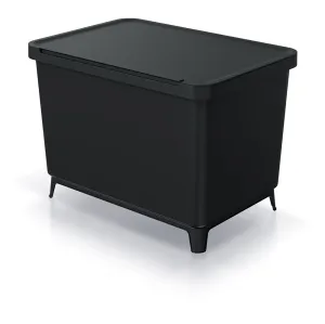 Prosperplast Odpadkový koš SYSTEMO 2x23 L černý