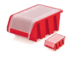 Prosperplast Úložný box TREXEN III červený, varianta 15,5 cm