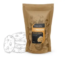 Protein&Co. TriBlend – protein MIX 1 kg Vyber si z těchto lahodných příchutí: Biscuit cookie #5535318