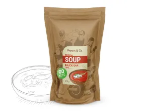 Protein&Co. Keto proteinová polévka Váha: 210 g, Vyber si z těchto lahodných příchutí: Rajská polévka