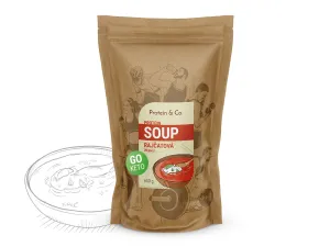 Protein&Co. Keto proteinová polévka Váha: 600 g, Vyber si z těchto lahodných příchutí: Rajská polévka