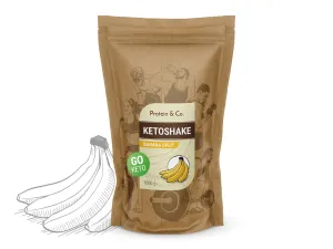 Protein&Co. Ketoshake – proteinový dietní koktejl 1 kg Váha: 1 000 g, Vyber si z těchto lahodných příchutí: Banana split
