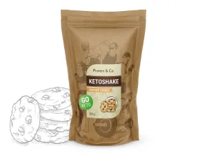 Protein&Co. Ketoshake – proteinový dietní koktejl 1 kg Váha: 1 000 g, Vyber si z těchto lahodných příchutí: Biscuit cookie