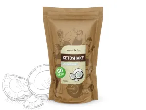 Protein&Co. Ketoshake – proteinový dietní koktejl 1 kg Váha: 1 000 g, Vyber si z těchto lahodných příchutí: Coconut milk