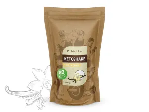 Protein&Co. Ketoshake – proteinový dietní koktejl 1 kg Váha: 1 000 g, Vyber si z těchto lahodných příchutí: Vanilla dream
