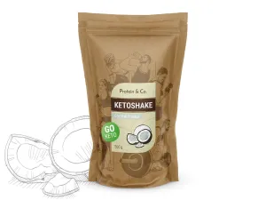 Protein&Co. Ketoshake – proteinový dietní koktejl 1 kg Váha: 500 g, Vyber si z těchto lahodných příchutí: Coconut milk