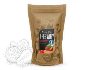 Protein & Co. Bezlaktózový CFM Whey Váha: 500 g, Vyber si z těchto lahodných příchutí: Strawberry milkshake