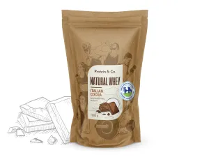 Protein&Co. Natural Whey 1 kg Váha: 1 000 g, Vyber si z těchto lahodných příchutí: Italian cocoa