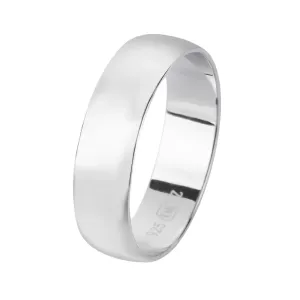Stříbrný snubní prsten KLASICKÝ Velikost prstenu: 66 #5950271