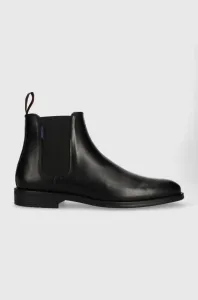 Kožené kotníkové boty PS Paul Smith Cedric pánské, černá barva #5337894