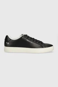 Kožené sneakers boty PS Paul Smith Rex černá barva #5405488