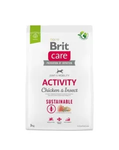 BRIT Care Dog Sustainable Activity Chicken & Insect pro psy s kuřecím masem a hmyzem 3 kg