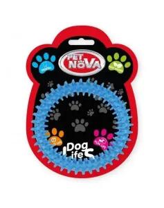 PET NOVA DOG LIFE STYLE dentální hračka Ringo 12,5cm, modrá, mátová vůně