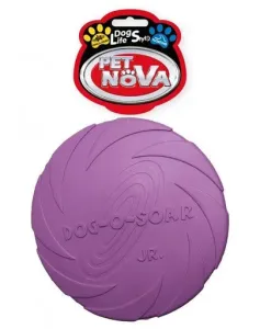 PET NOVA DOG LIFE STYLE gumové frisbee 15cm fialová barva